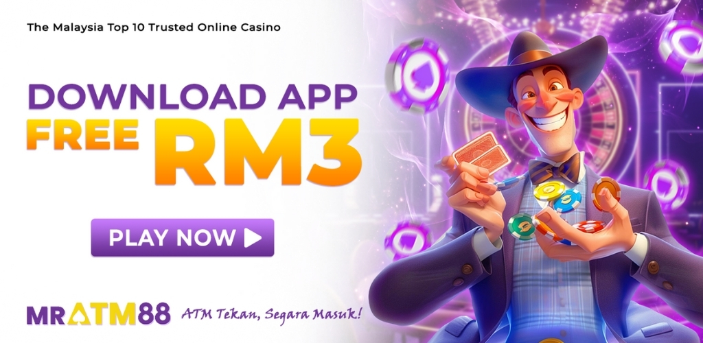Download MrATM88 App for Free Credit No Deposit RM3
