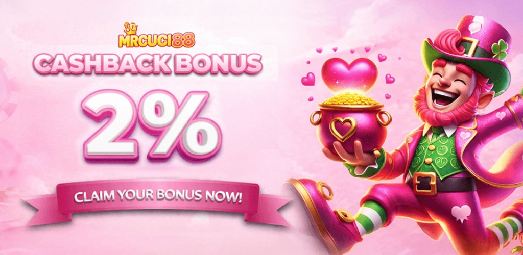 MrCuci88 Cashback Bonus 2%